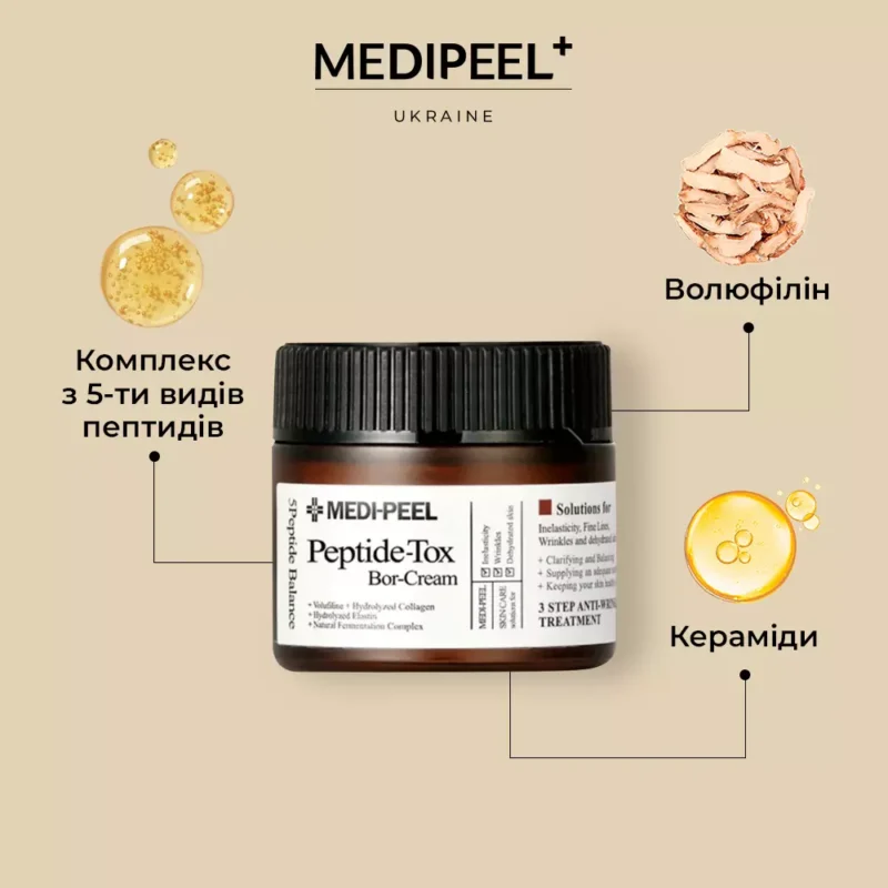 Ліфтінг-крем з пептидним комплексом Medi-Peel Bor-Tox Peptide Cream - 50 мл