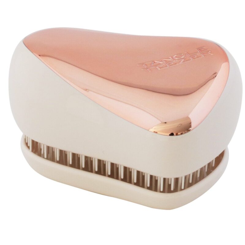 Гребінець-щітка для волосся Tangle Teezer Compact Styler (Rose Gold Ivory - золото+біла)