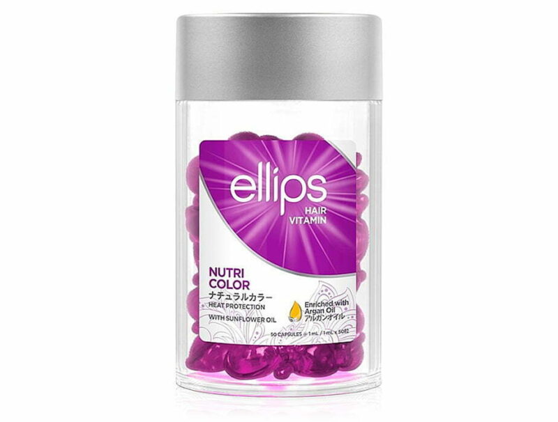 Капсули для волосся "Сяйво кольору" Ellips Hair Vitamin Nutri Color (баночка 50 шт)