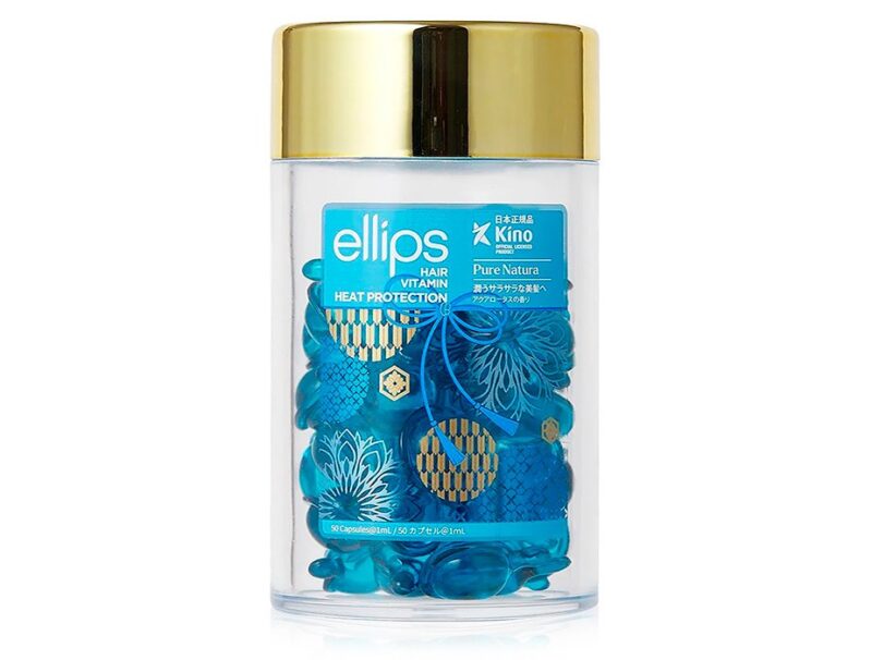 Капсули для волосся "Сила лотоса" Ellips Hair Vitamin Heat Protection (баночка 50 шт)