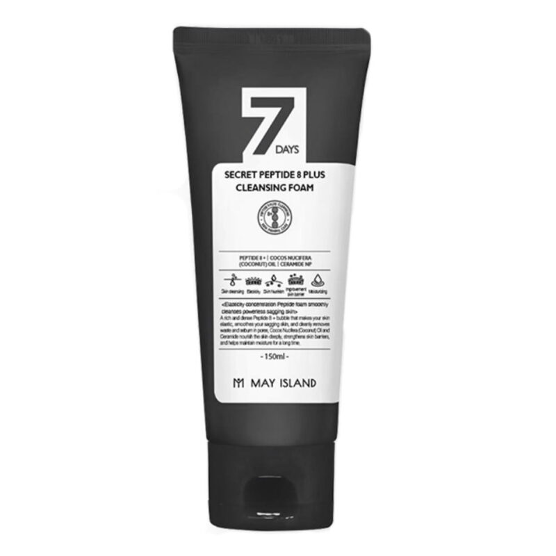 Пінка з пептидним комплексом May Island 7 Days Secret Peptide 8 Plus Cleansing Foam - 150 мл