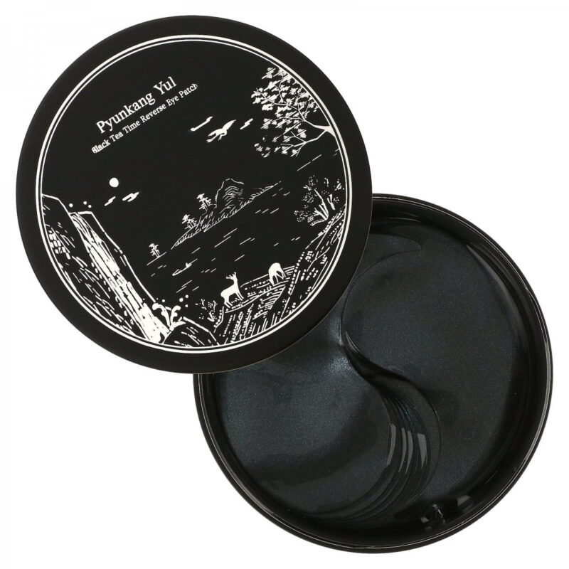 Омолоджуючі патчі під очі з чорним чаєм Pyunkang Yul Black Tea Time Reverse Eye Patch
