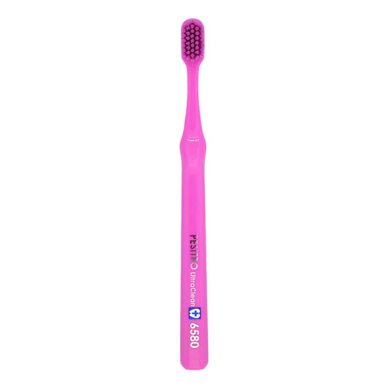 Зубна щітка Pesitro UltraClean Ultra soft 6580 (неоново-рожева)