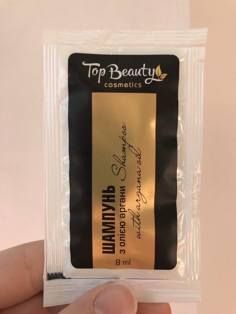 Шампунь з аргановою олією Top Beauty пробник