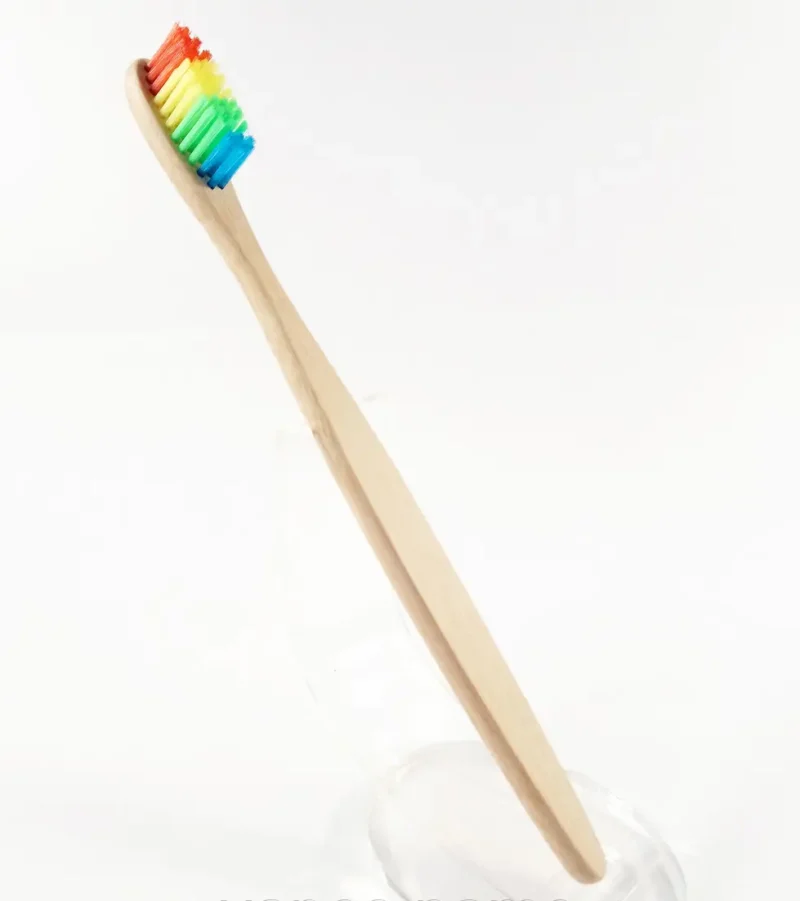 Щітка дитяча бамбукова "Rainbow"