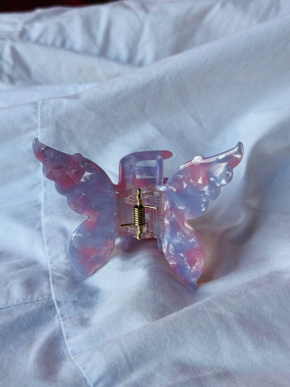 Крабик метелик рожево-фіолетовий