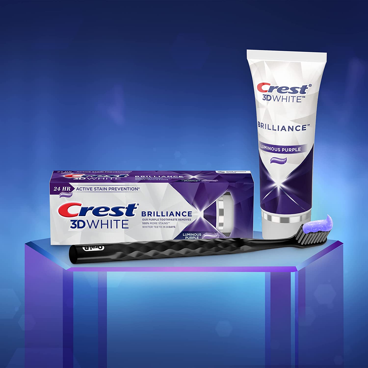 Відбілююча зубна паста Crest 3D White Brilliance