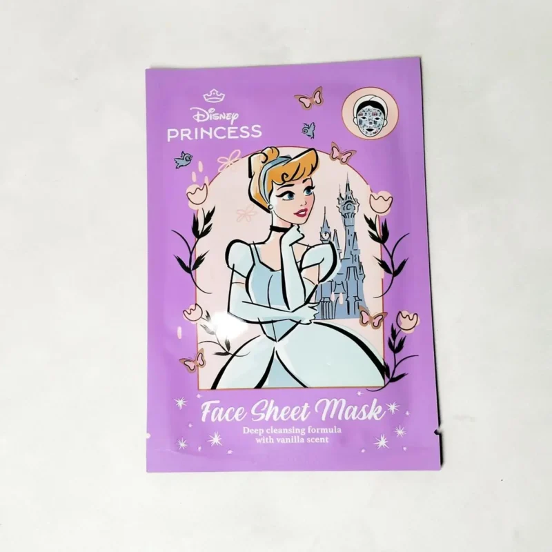 Тканинна маска для обличчя для глубокого очищення з ароматом ванілі Disney Princess