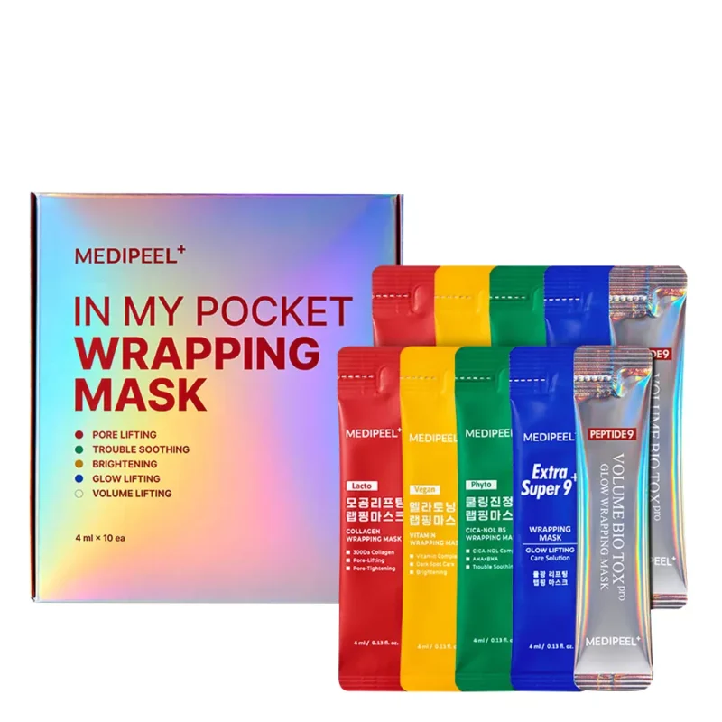 Набір мініатюр масок-плівок для обличчя – Medi peel In My Pocket Wrapping Mask
