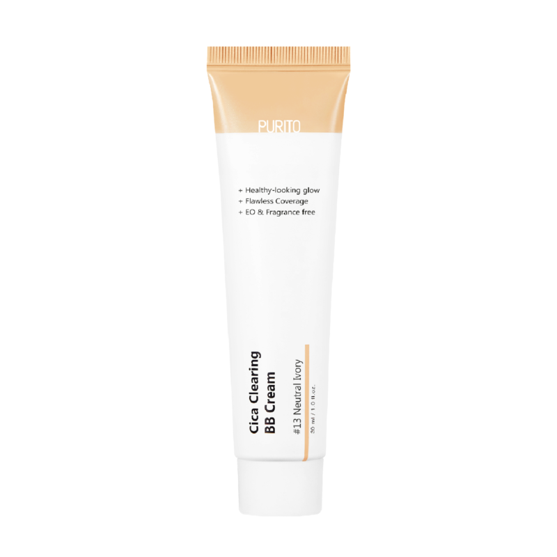 Purito – Cica Clearing BB Cream #13 Light Beige – BB-крем з екстрактом центелли азіатської – 30ml