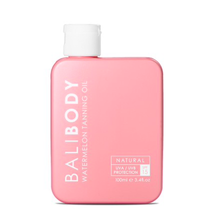 Олія для засмаги з насінням кавуна BALI BODY Watermeleon Tanning Oil SPF15