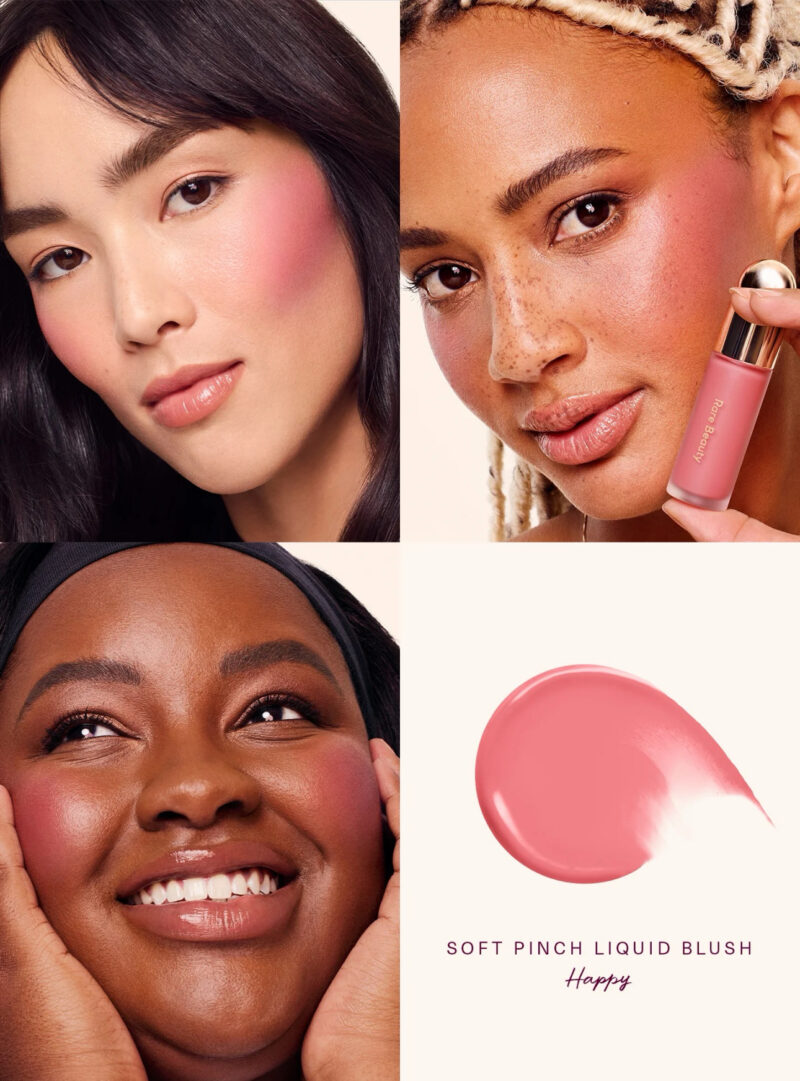Румяна Rare Beauty by Selena Gomez Soft Pinch Liquid Blush - Happy 3.2 ml