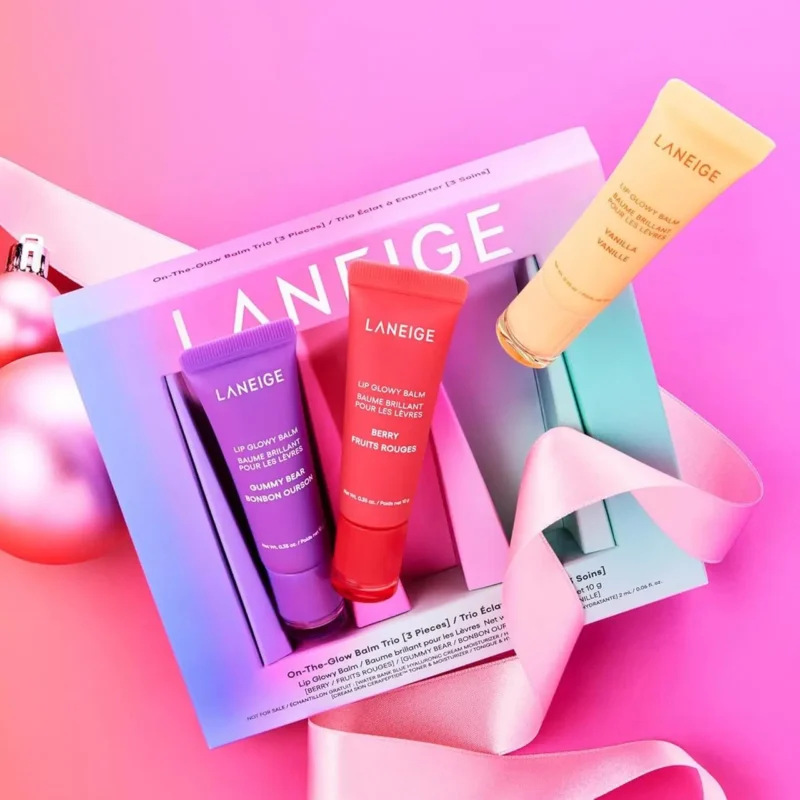 Набір бальзамів для губ Laneige Lip Glowy Balm Trio Set