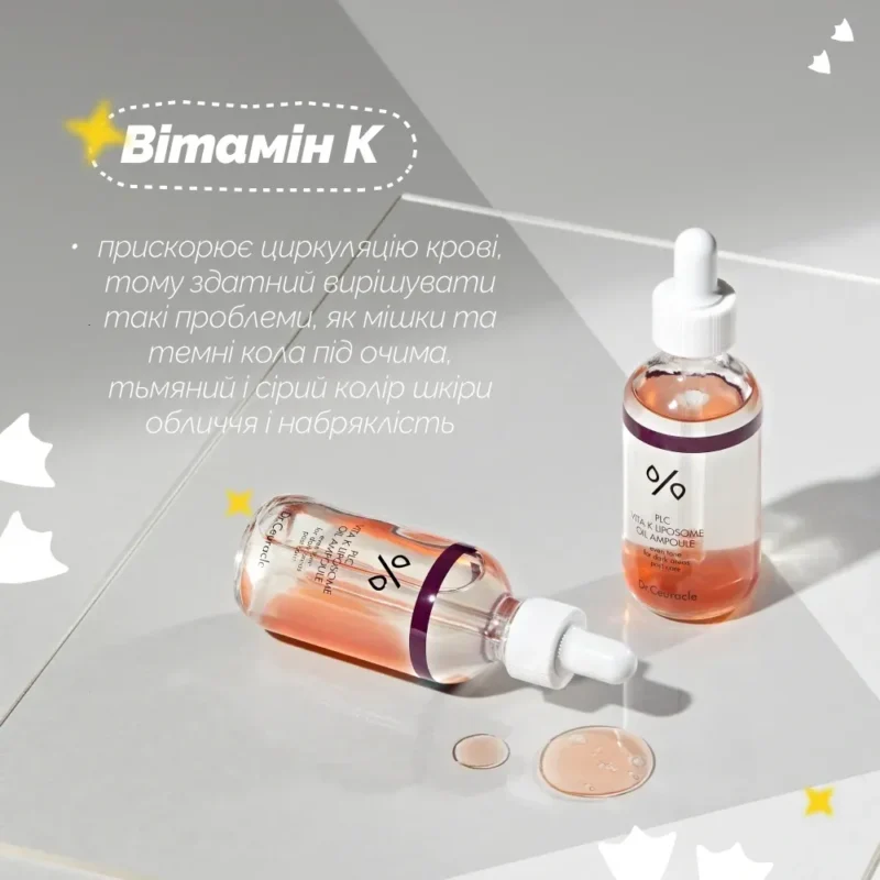 Ампула з ліпосомальною формулою вітаміну K Dr.Ceuracle PLC Vita K, 50 ml