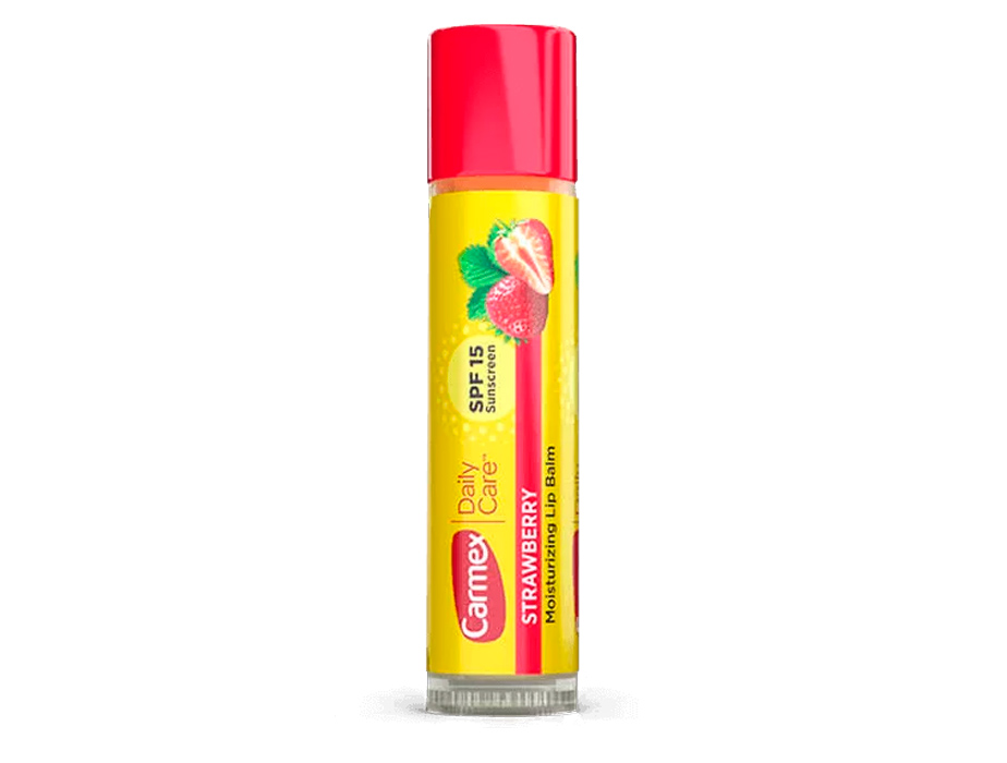 Бальзам для губ стік Carmex Strawberry SPF 15 Lip Balm, 4.25 г