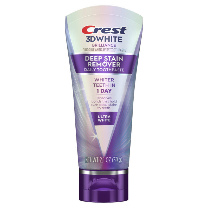Професійна Відбілююча Зубна Паста Crest 3D White Brilliance Deep Stain Remover 59 g