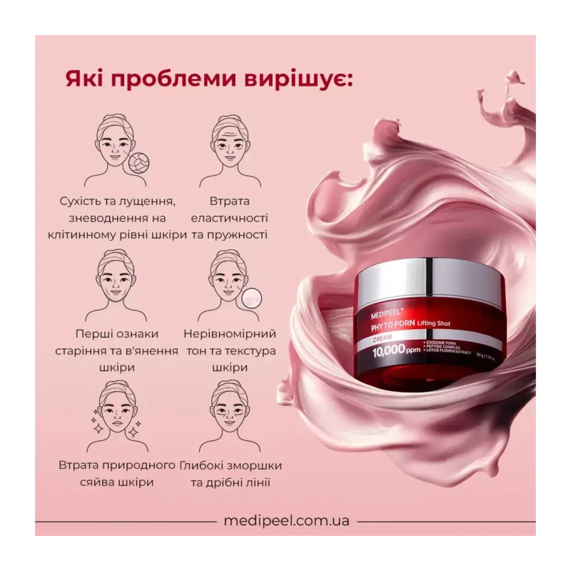 Антивіковий крем для обличчя Medi-Peel Phyto Exosome PDRN Lifting Shot , 50 ml